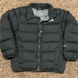 The North Face Boys Size 10-12 M Black Puffer Jacket Coat
